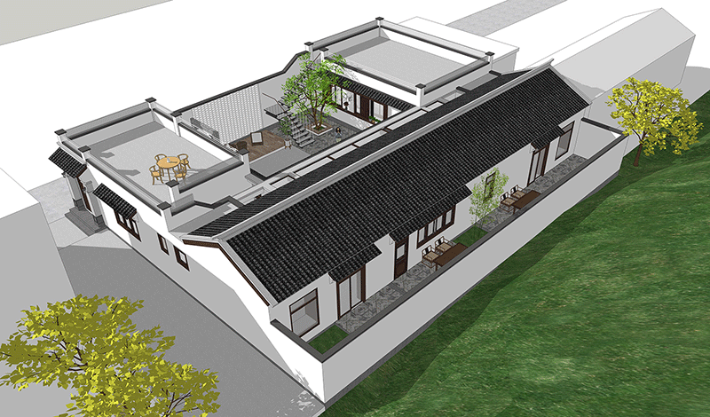 北京怀柔孙家三合院