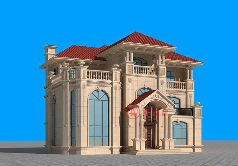 三层欧式经典设计高端别墅