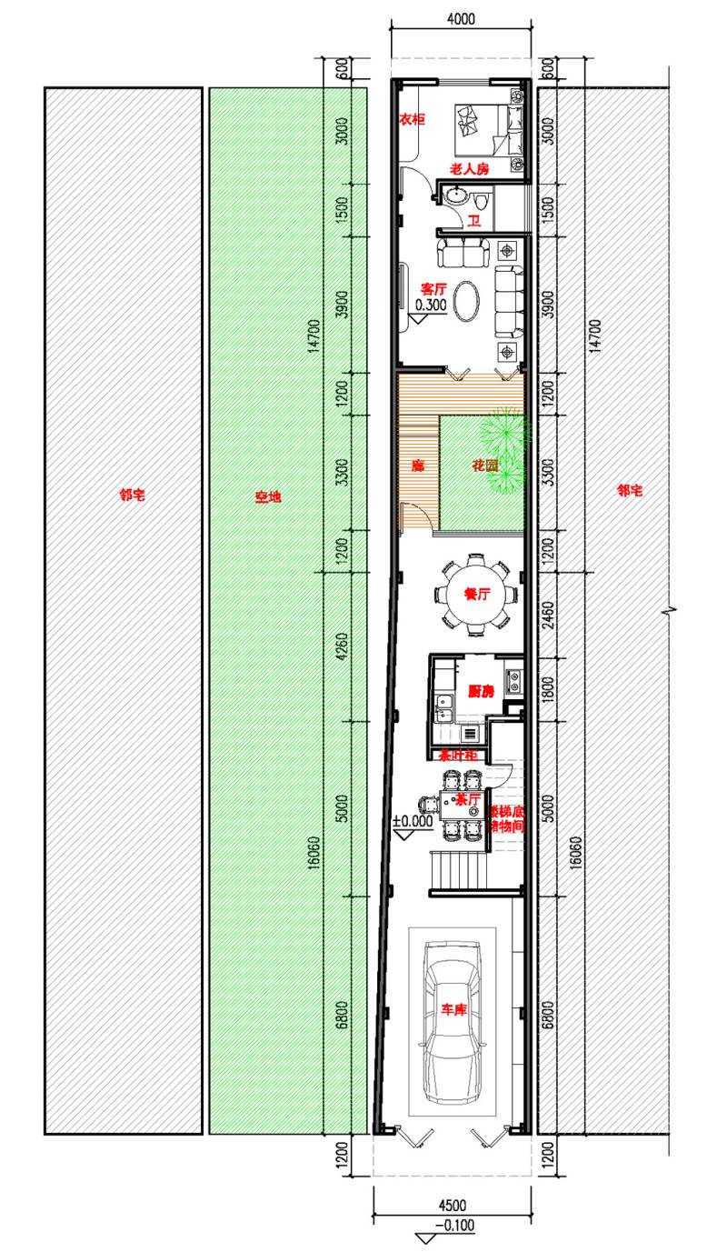 4.5米宽房子设计图片